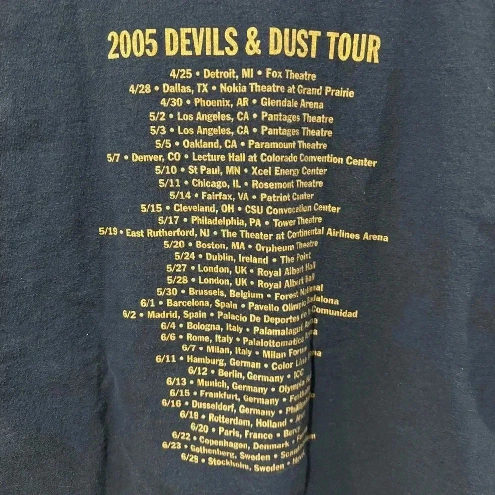 Bruce Springsteen Devils and Dust Tour Concert T-Shirt - Picture 5 of 7